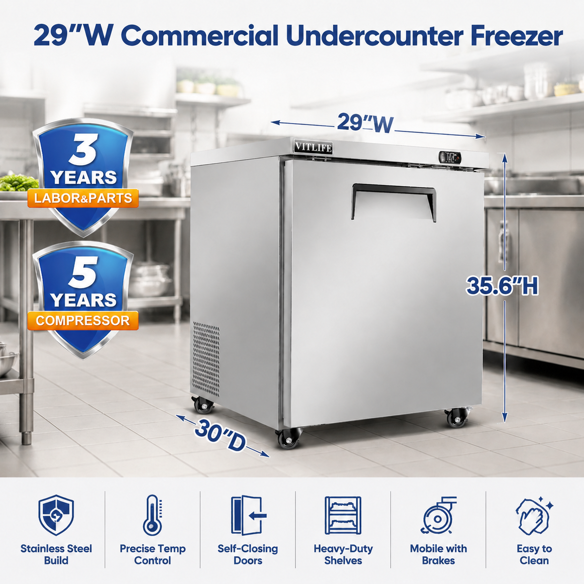Under Counter Freezer - One Door