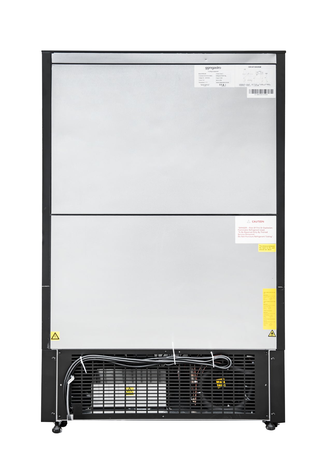 Semi Multideck Open Display Refrigerator - Straight Sides