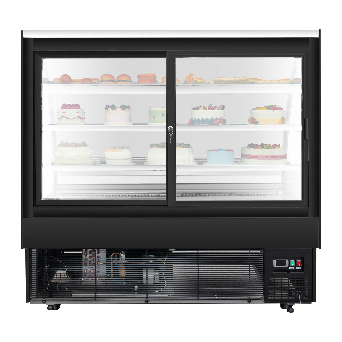 Curved Glass Refrigerated Bakery Display Case - VKBD-1868RH - View 11