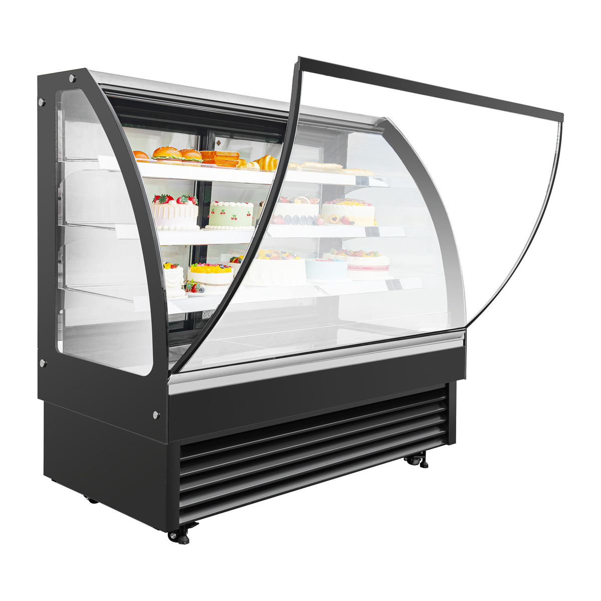 Curved Glass Refrigerated Bakery Display Case - VKBD-1868RH - View 12