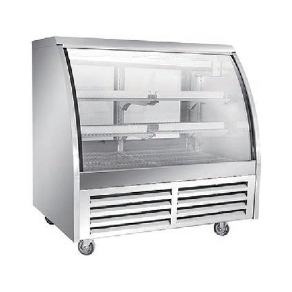 Stainless Steel Gravity Coil Deli Display Case - VKSC-P1508RCUS