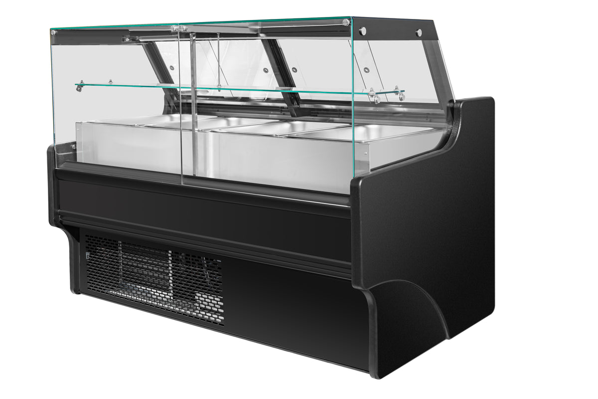 Straight Glass Refrigerated Serve Over Counter