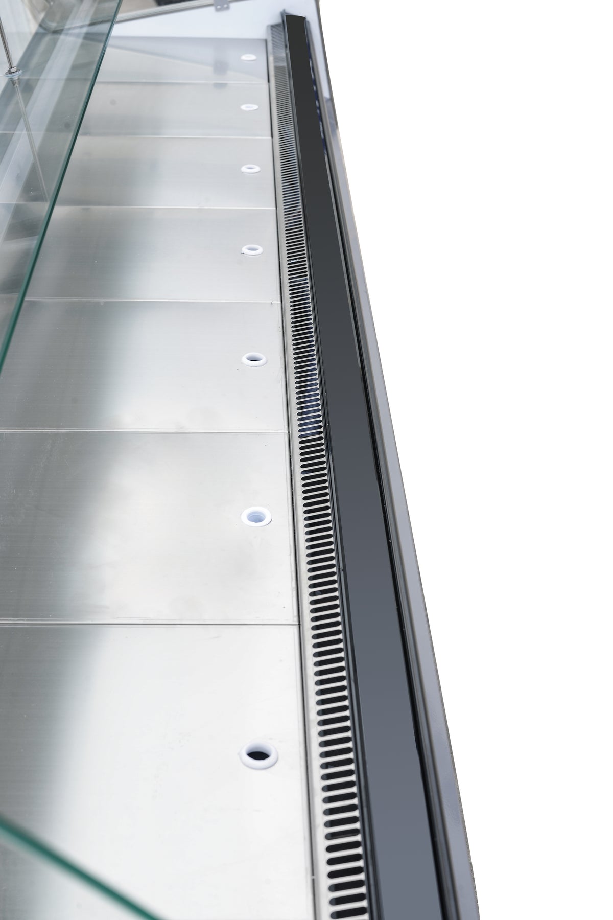 Curved Glass Refrigerated Serve Over Counter