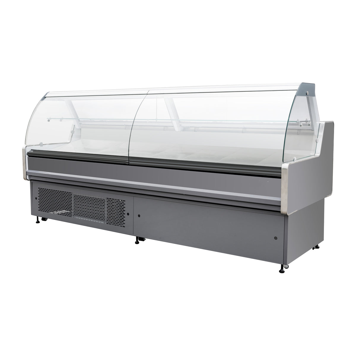 Curved Glass Refrigerated Serve Over Counter - VKSC-P2608RCC - View 3
