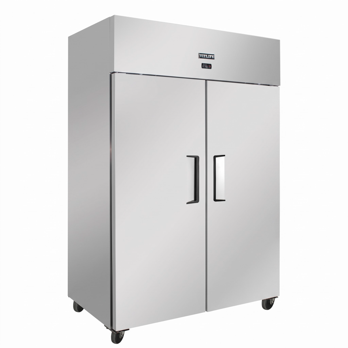 Top Mounted Solid Double Door Freezer