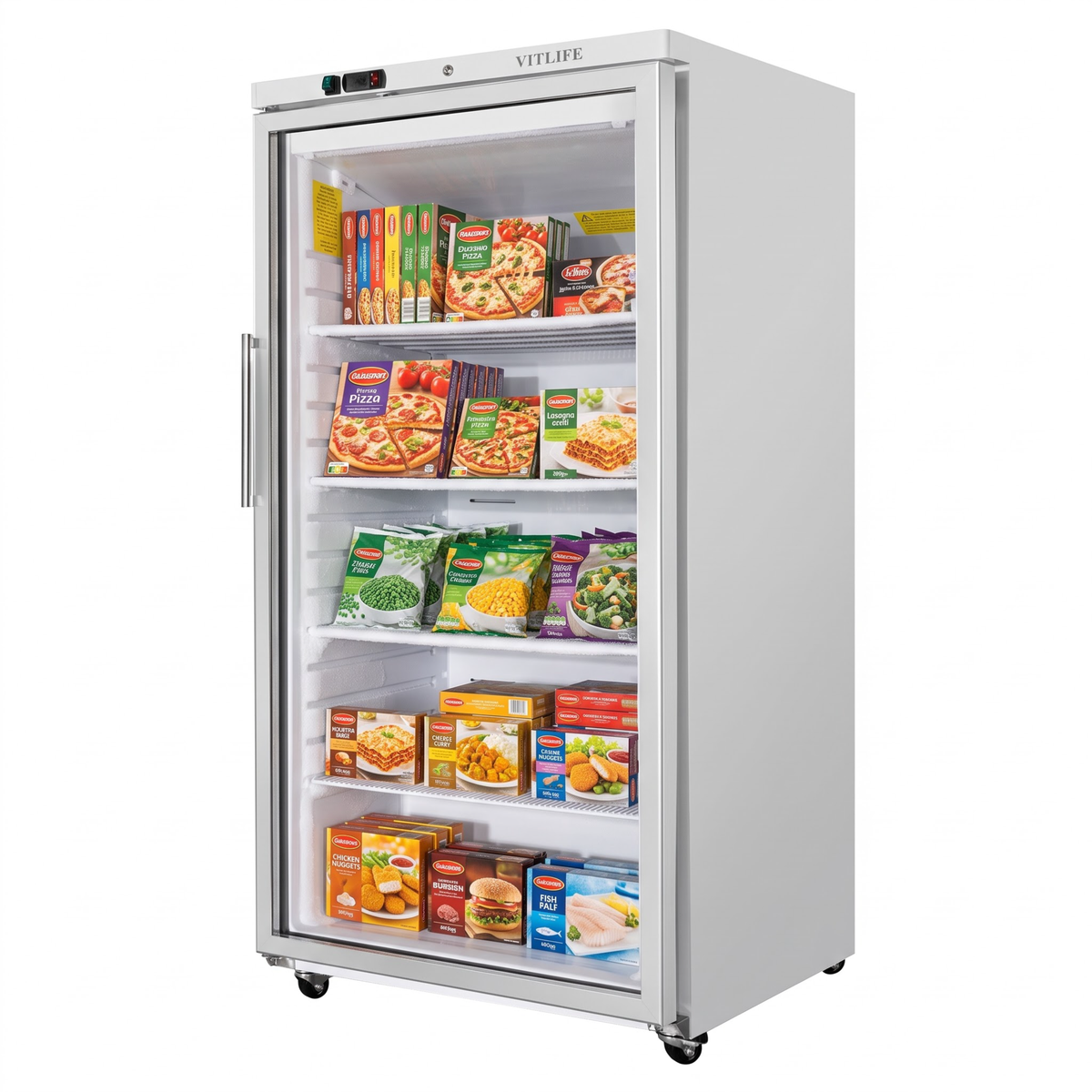 Upright Ventilated Freezer - Glass Door