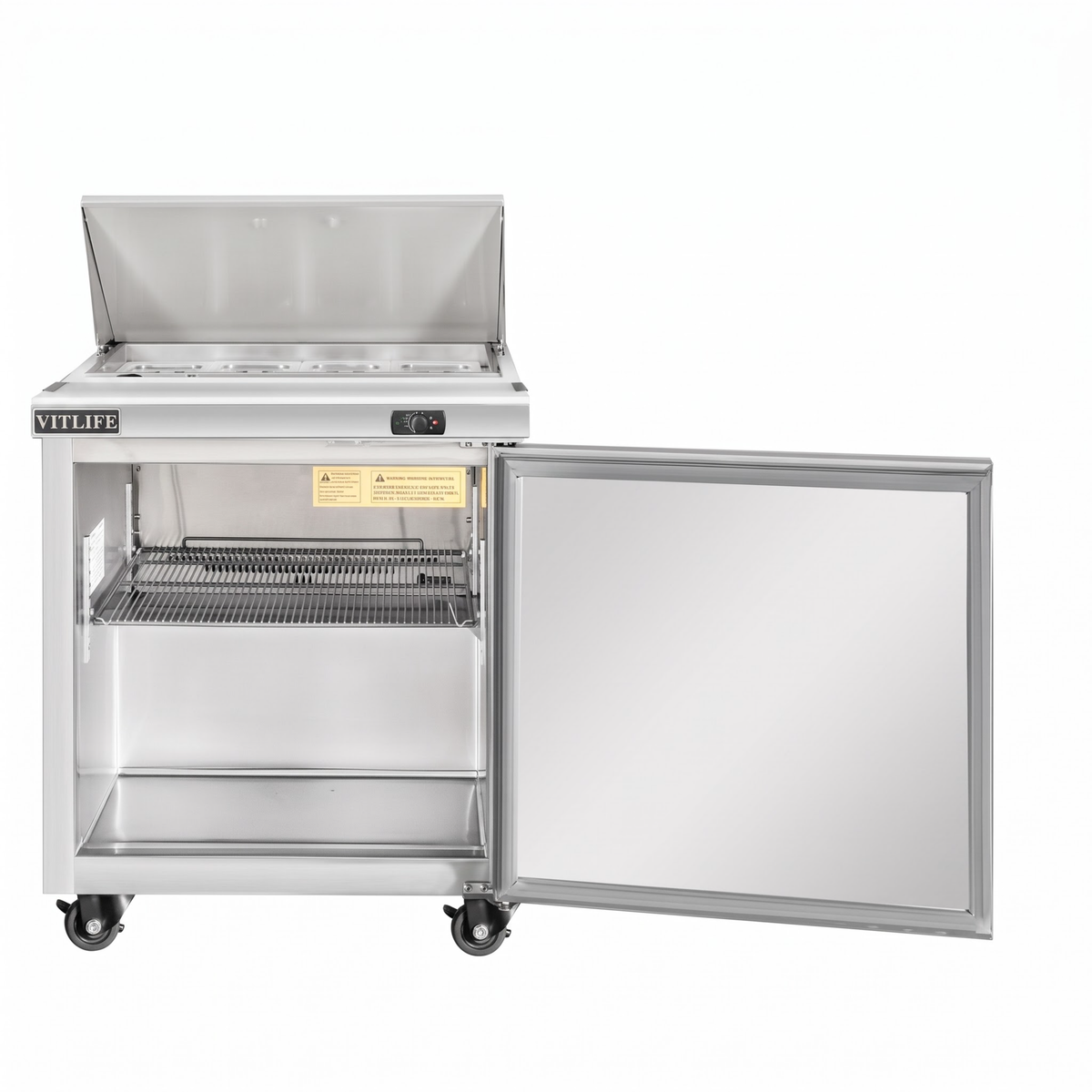 Sandwich/Salad Prep Table -One Door Mega Top