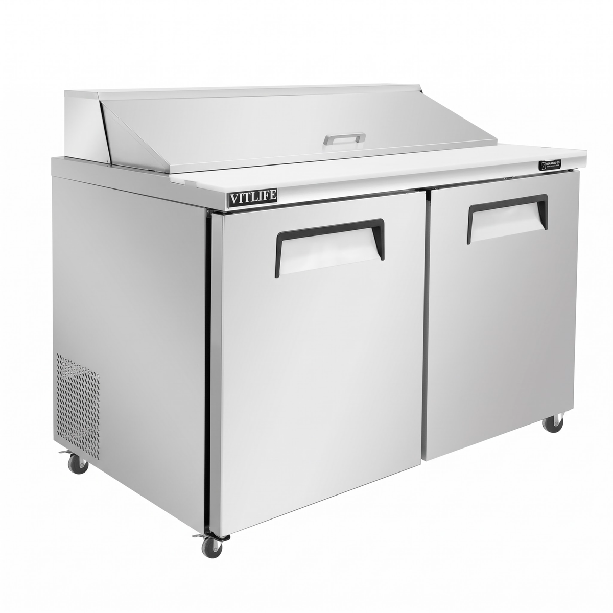 Sandwich/Salad Prep Table - Two Door Standard Top