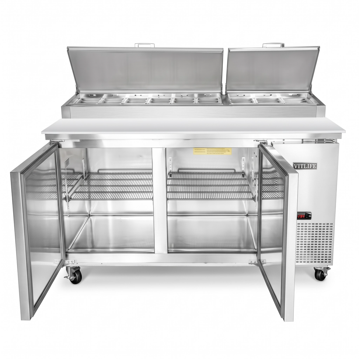 Two Door Pizza Prep Table