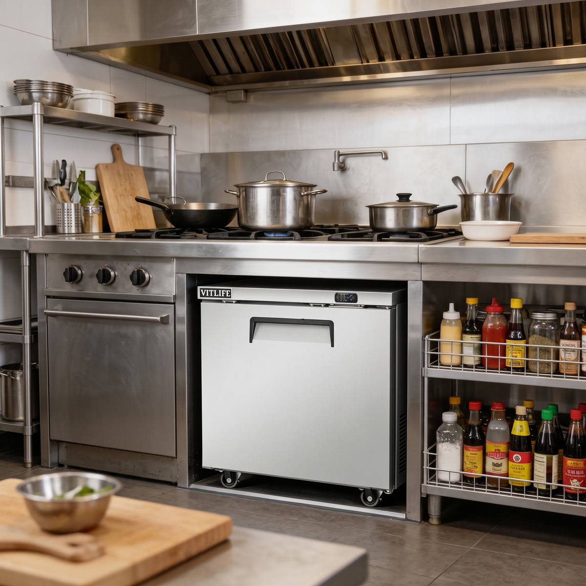 Under Counter Refrigerator - Backsplash Series