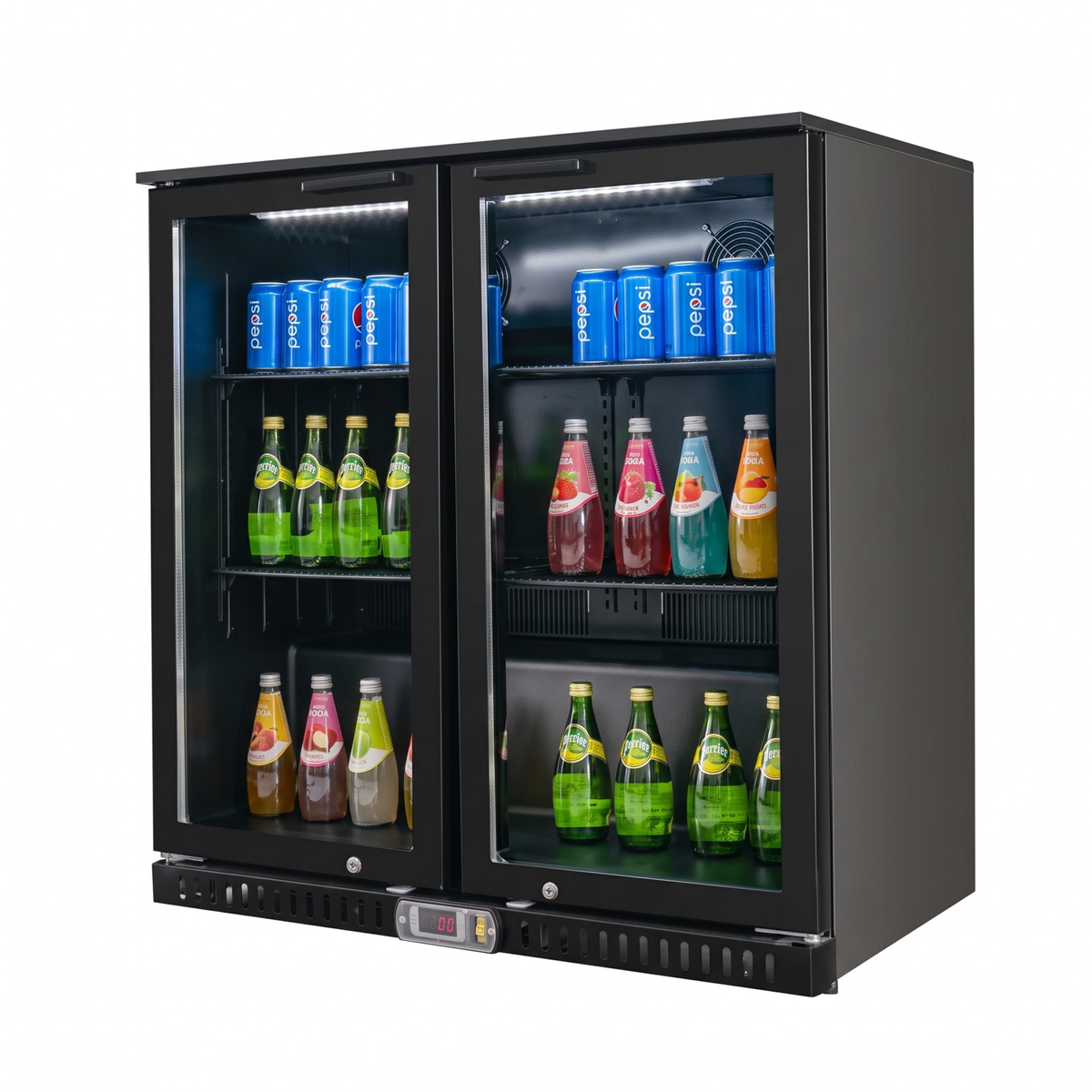 Two Hinge Door Backbar Cooler