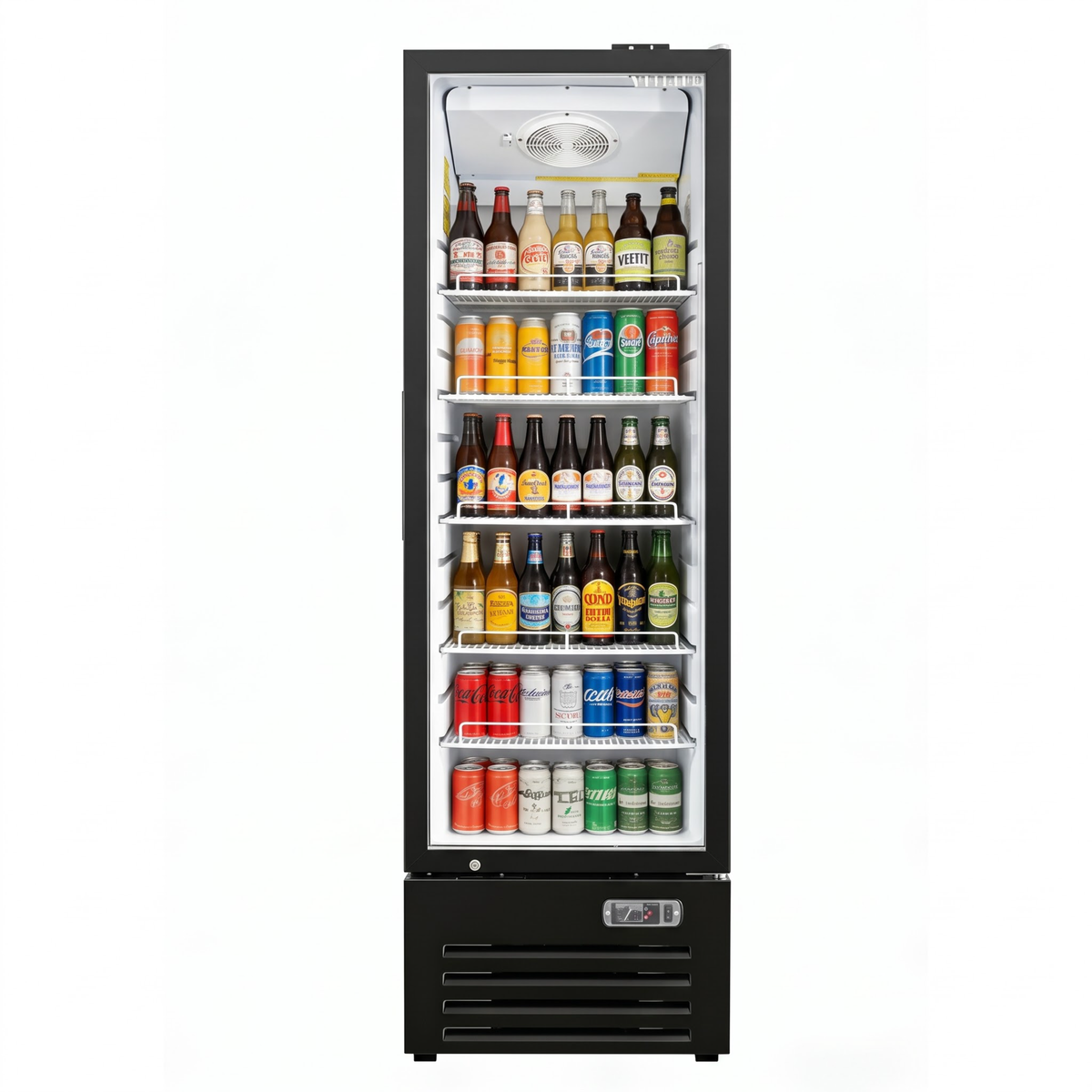 Merchandising Swing Glass Door Refrigerator - One Door