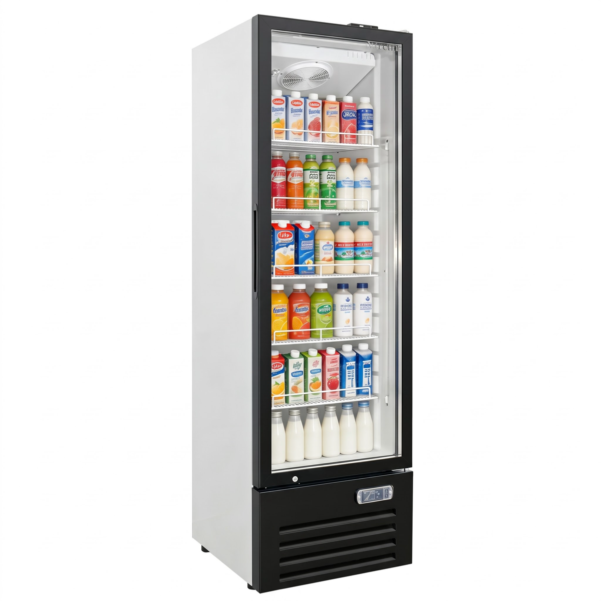 Merchandising Swing Glass Door Refrigerator - One Door