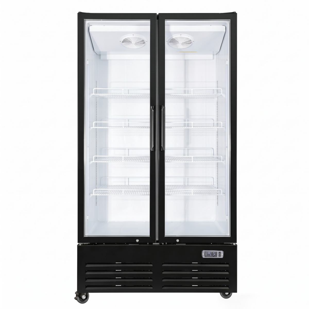Merchandising Swing Glass Door Refrigerator - Double Doors