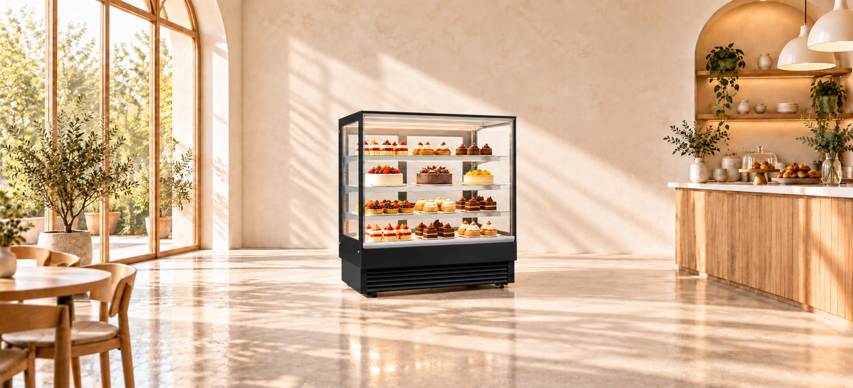 55.1-Inch Bakery Display Case