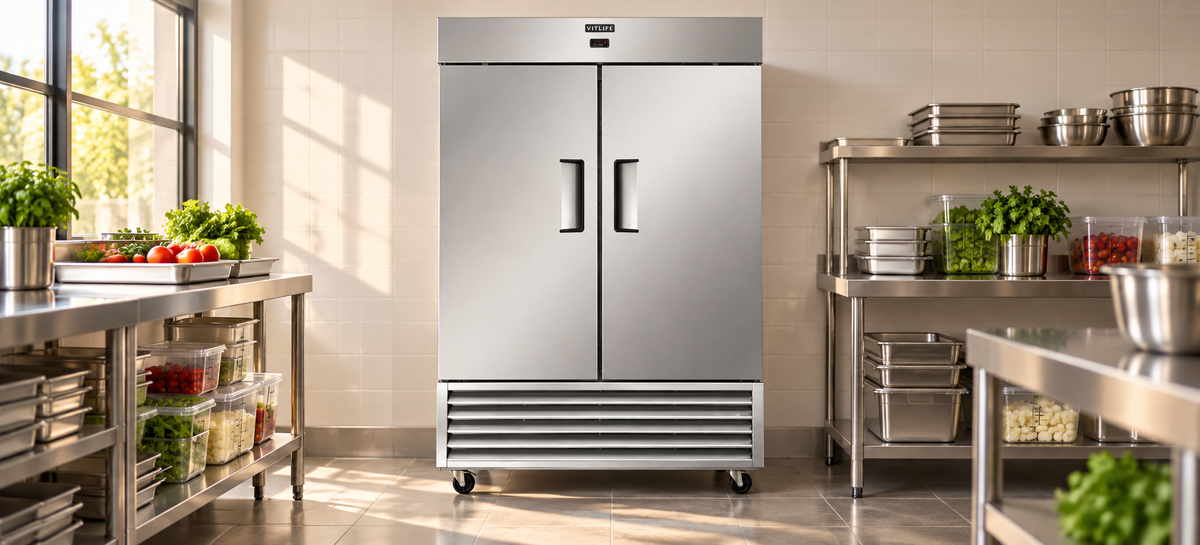 Bottom-Mount Reach-In Refrigerators