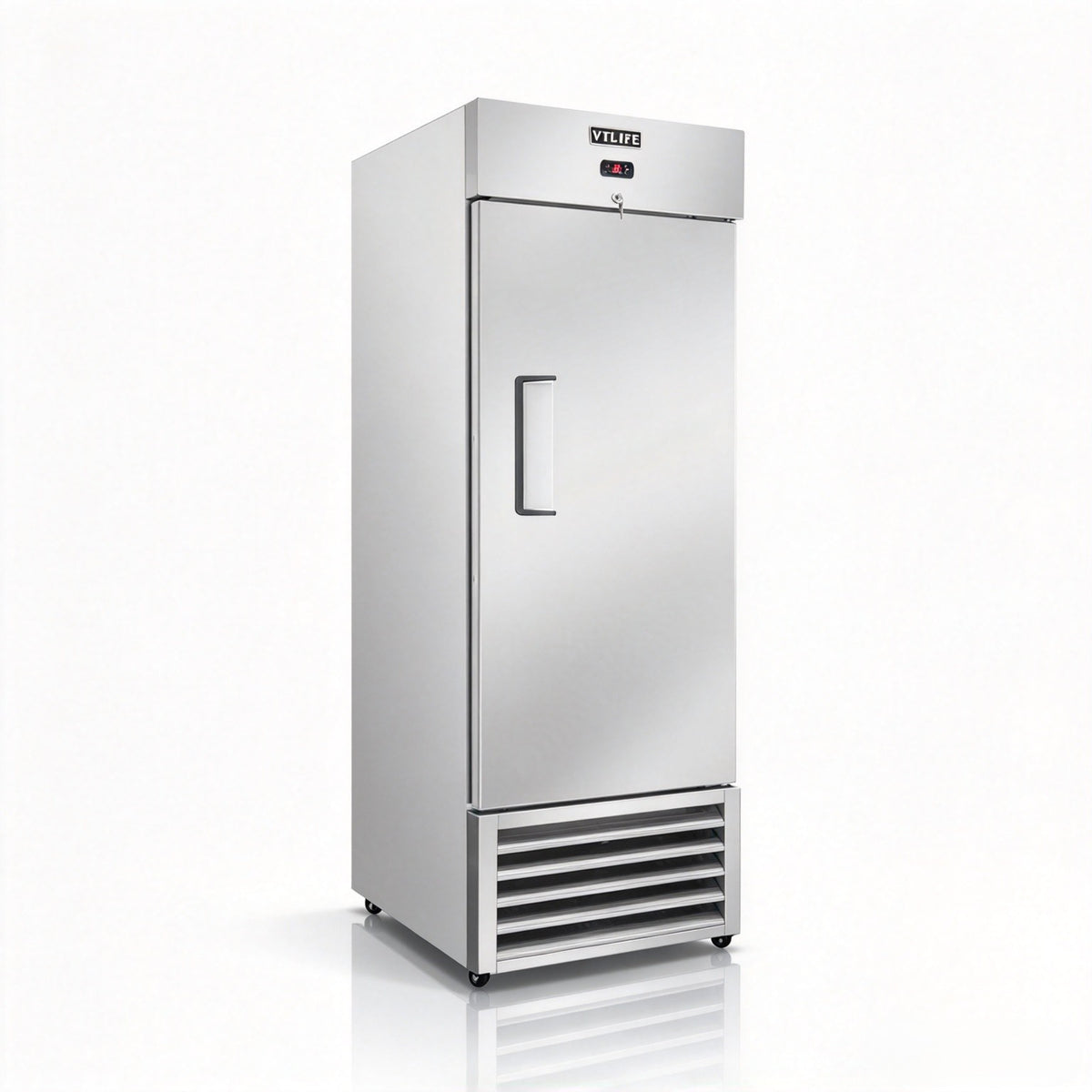 Bottom Mounted Solid Door Refrigerator