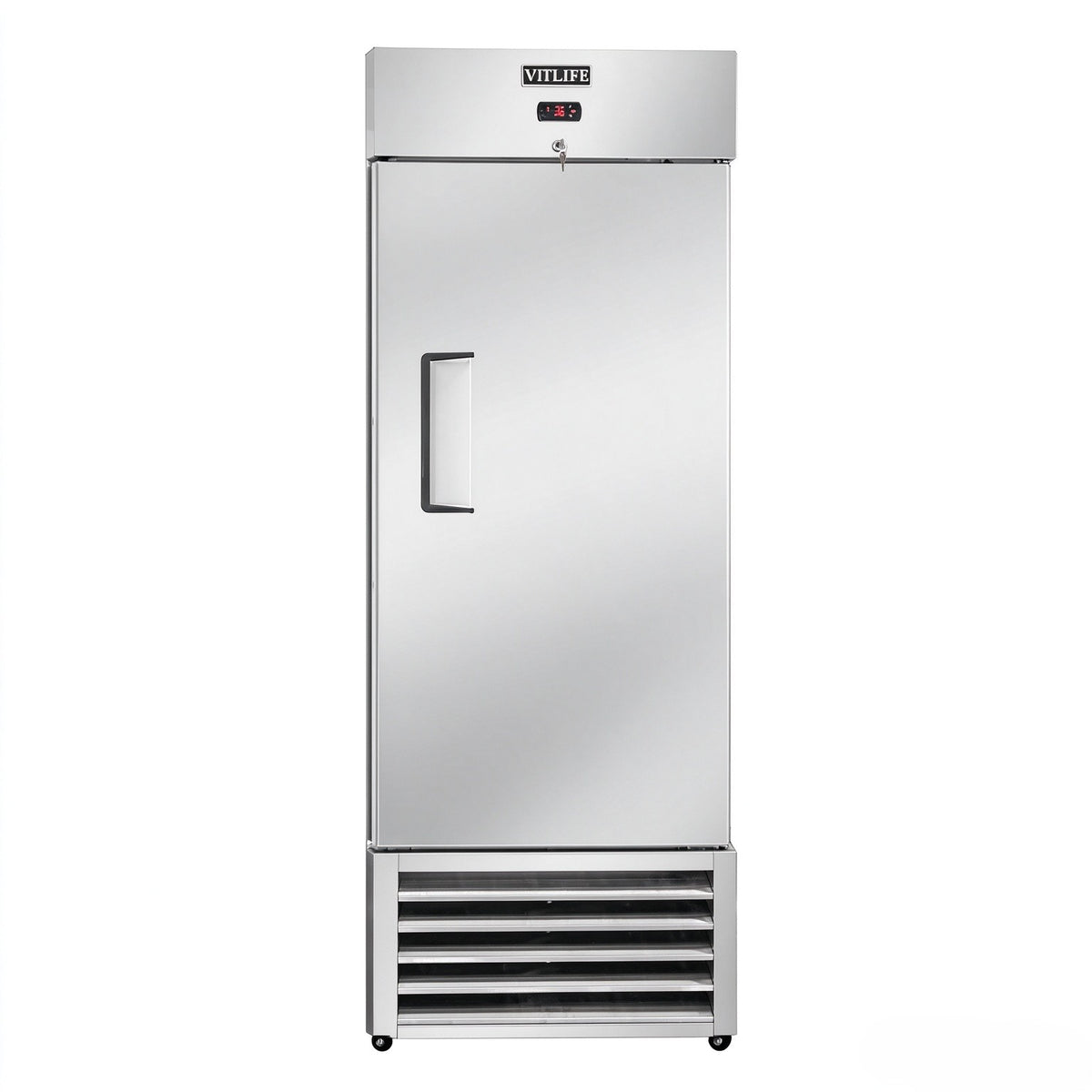 Bottom Mounted Solid Door Refrigerator