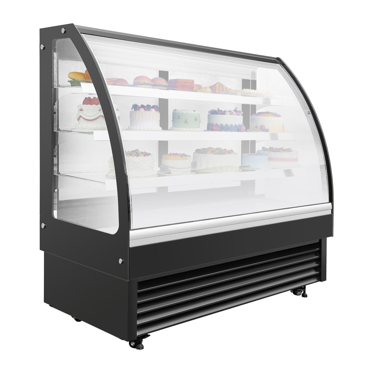 Curved Glass Refrigerated Bakery Display Case - VKBD-1868RH - View 7
