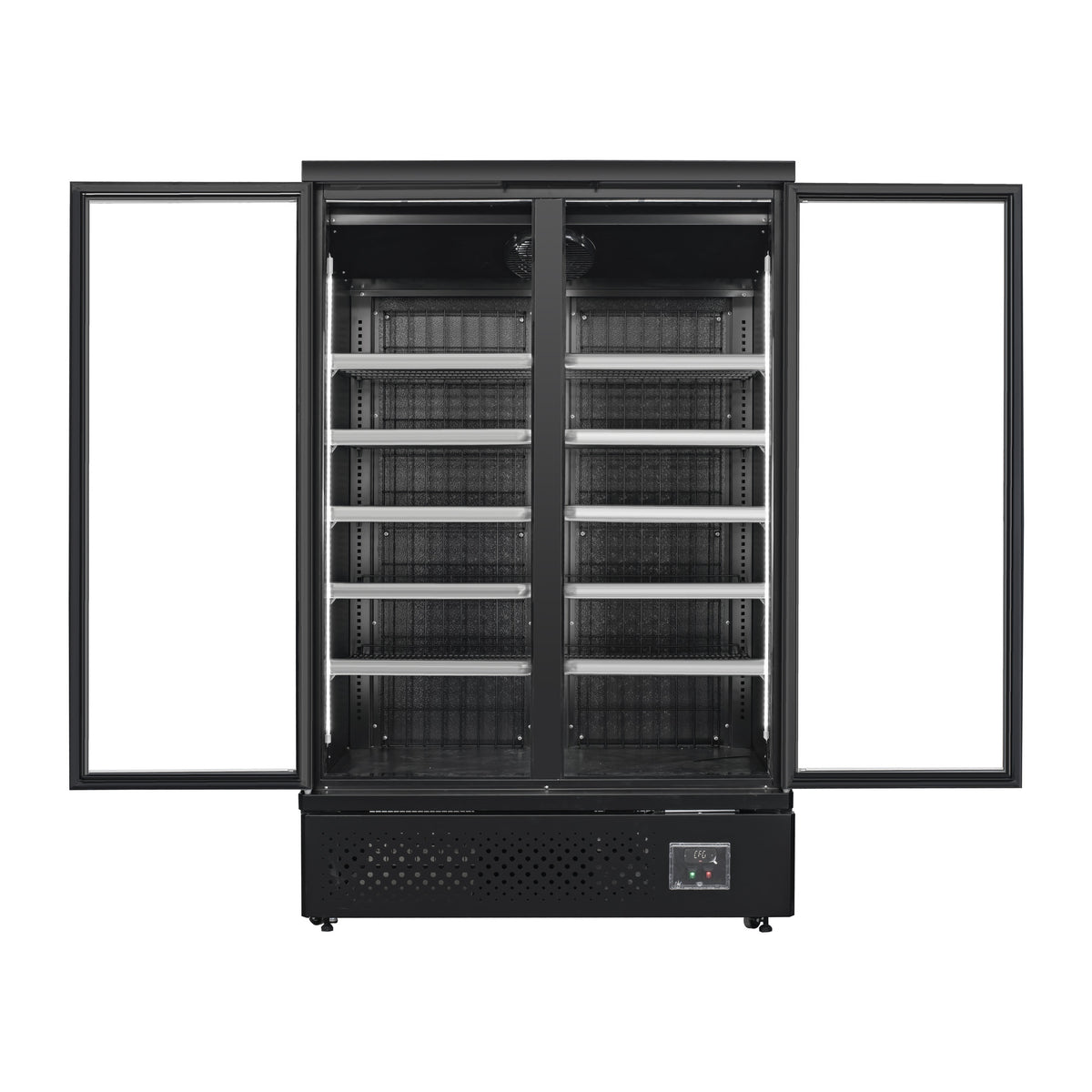 Two Door Vertical Display Freezer - VKDF-P1373TG - View 3