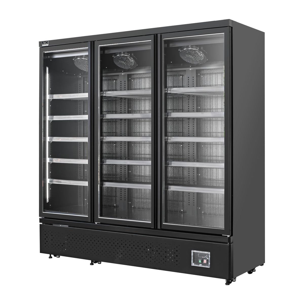 Three Door Vertical Display Freezer - VKDF-P1973TG - View 2