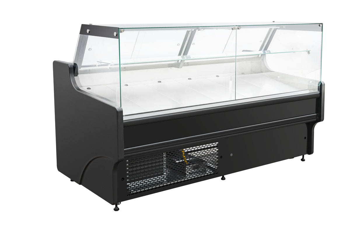 Straight Glass Refrigerated Serve Over Counter