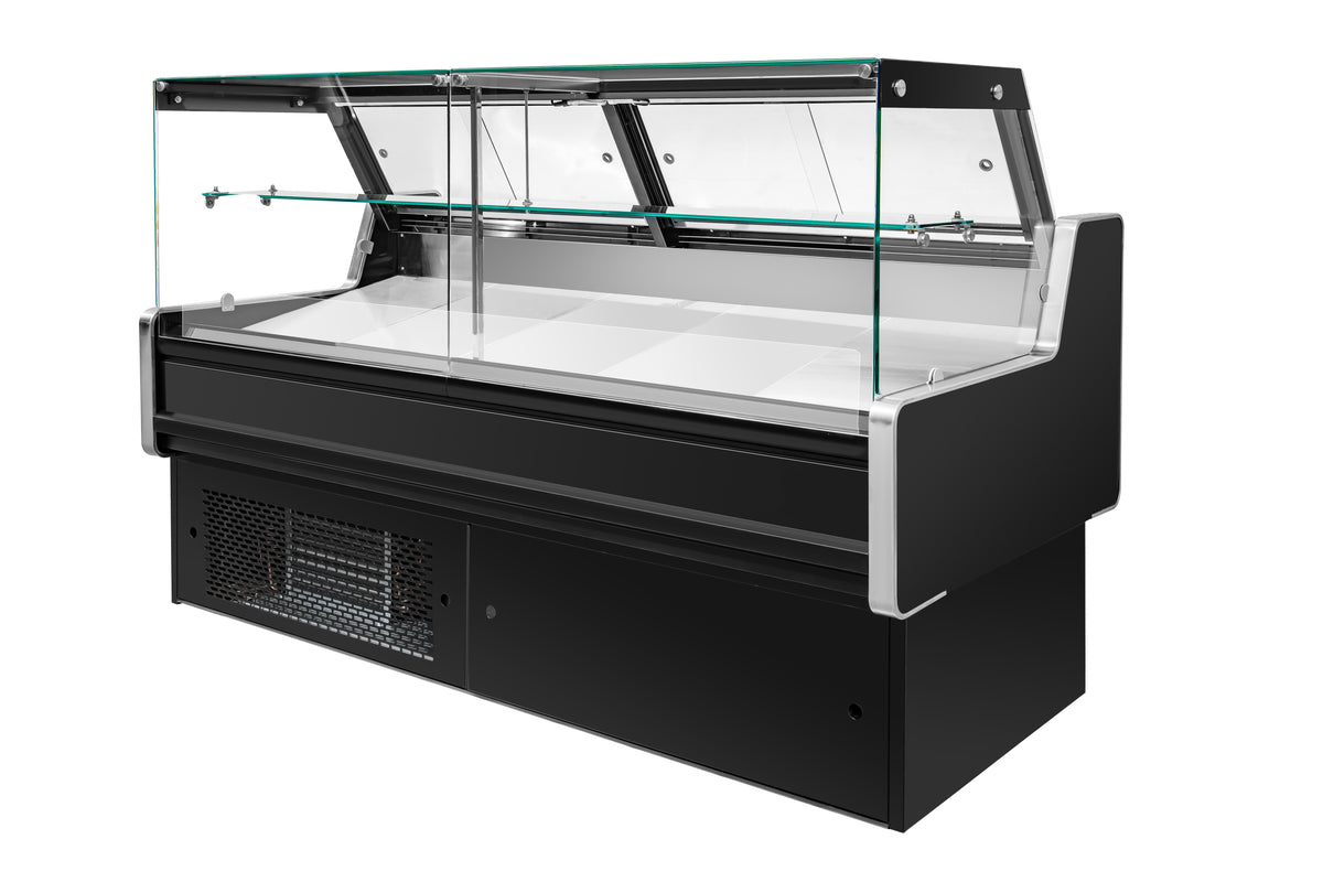 Straight Glass Refrigerated Serve Over Counter