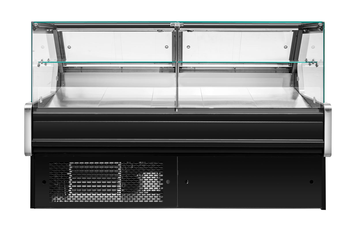 Straight Glass Refrigerated Serve Over Counter