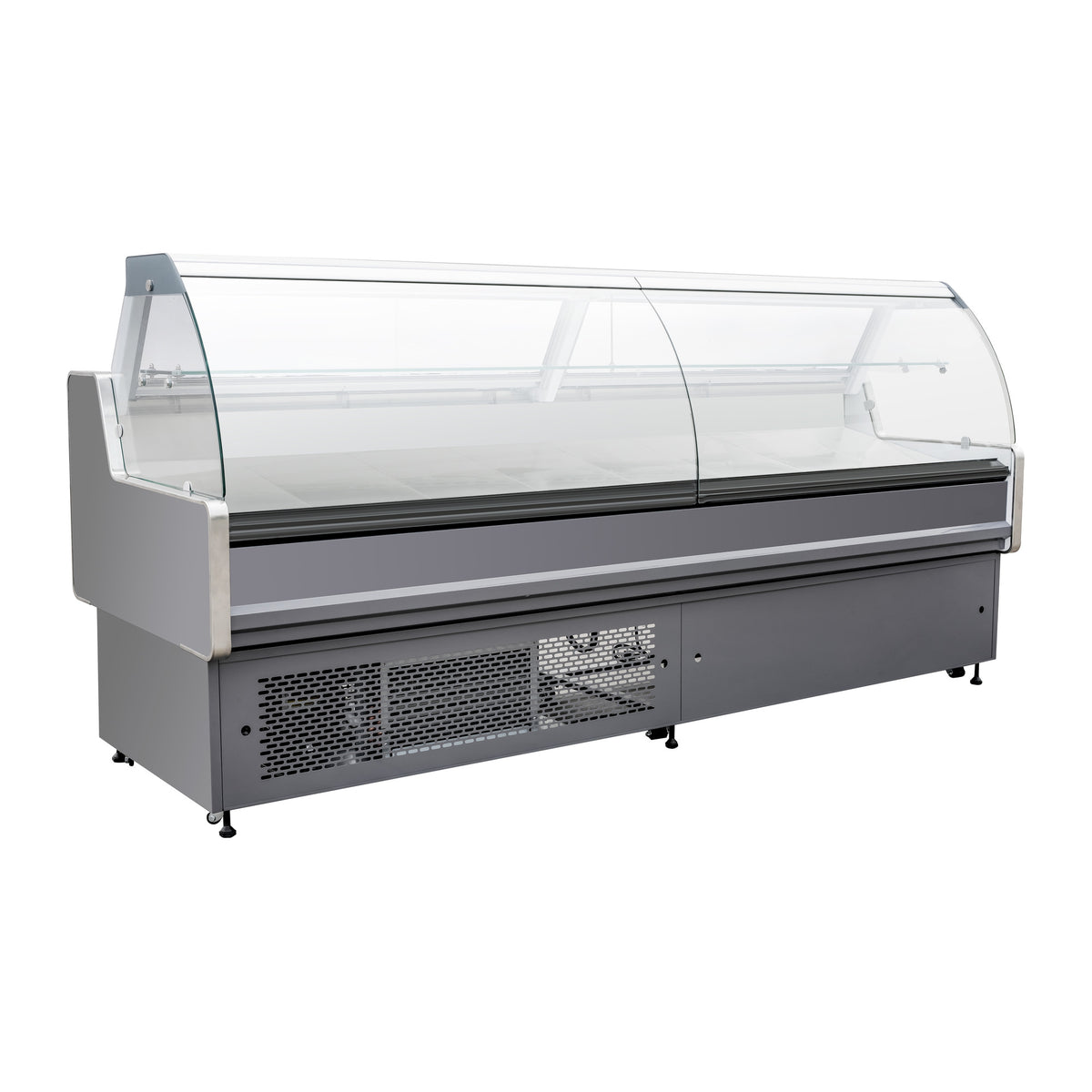 Curved Glass Refrigerated Serve Over Counter - VKSC-P2608RCC