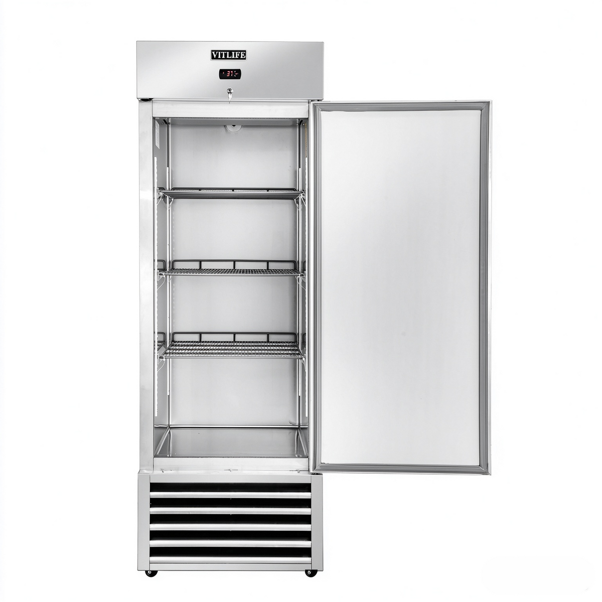 Bottom Mounted Solid Door Refrigerator