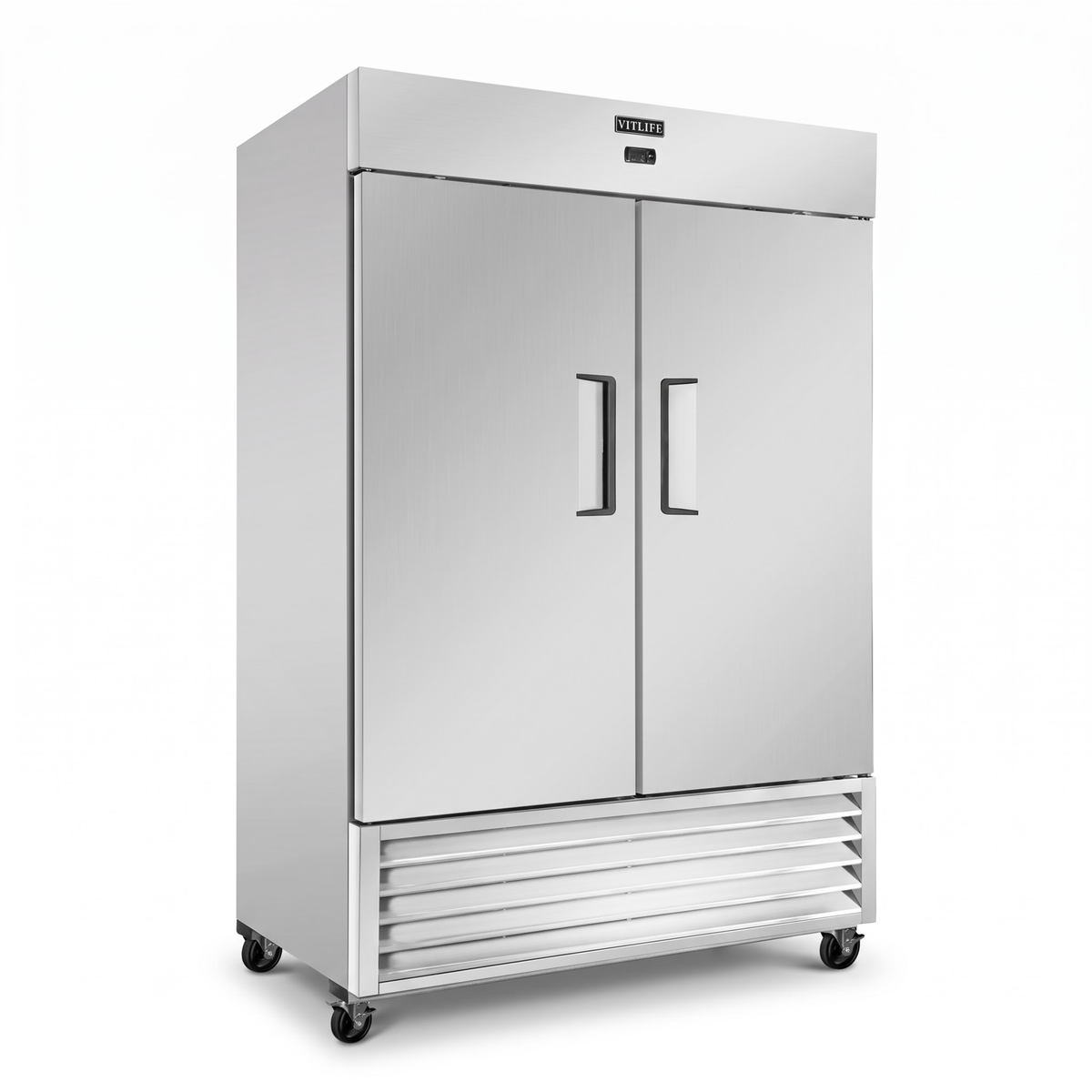 Bottom Mounted Solid Double Door Freezer