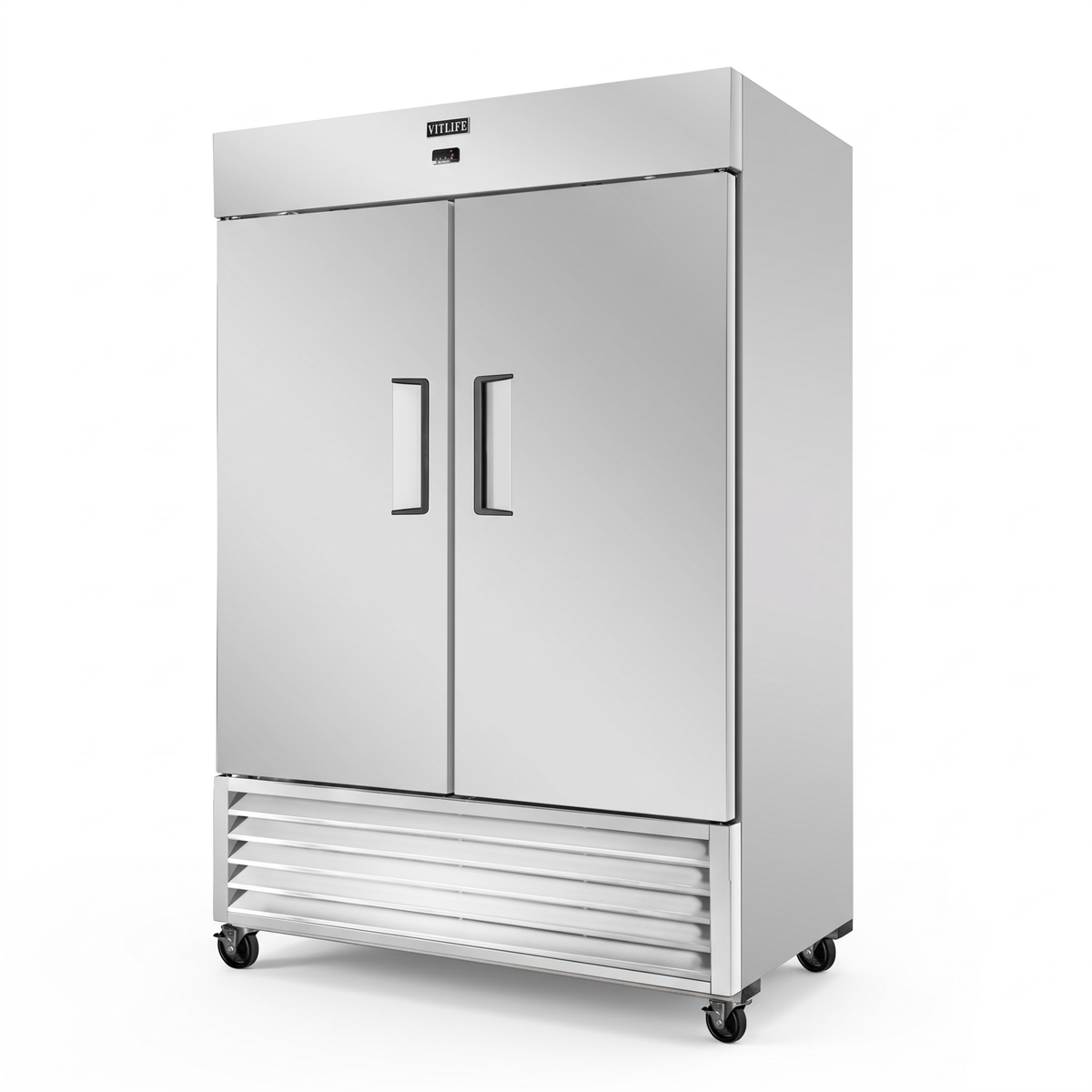 Bottom Mounted Solid Double Door Freezer