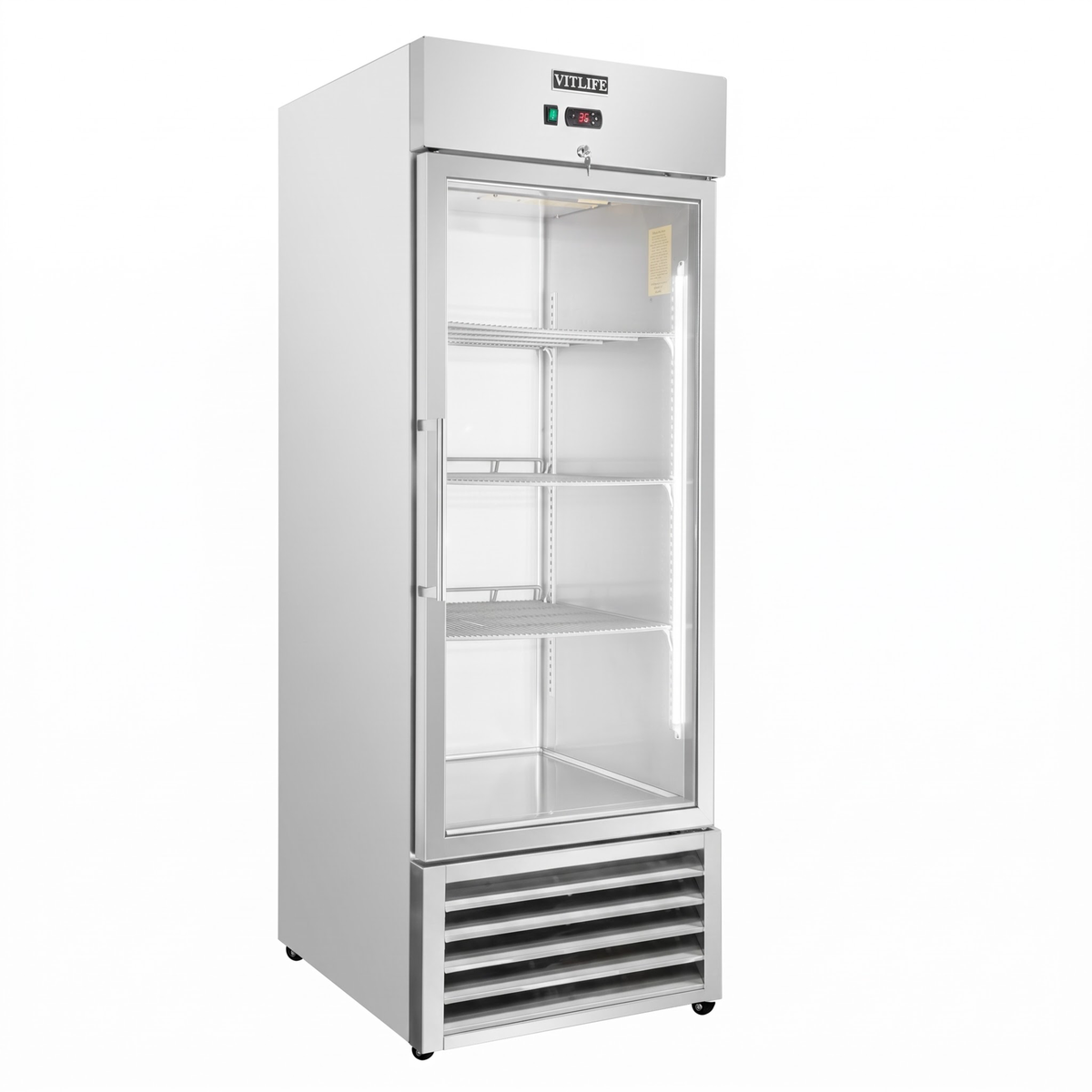 Bottom Mounted Glass Door freezer