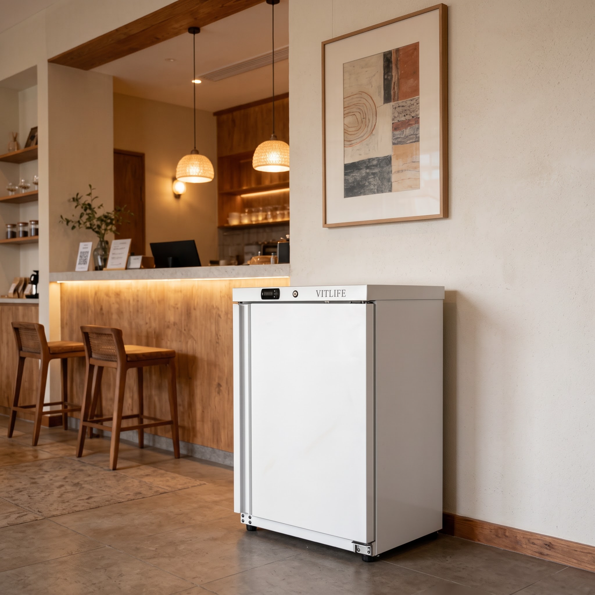 Upright Ventilated Chiller - Solid Door
