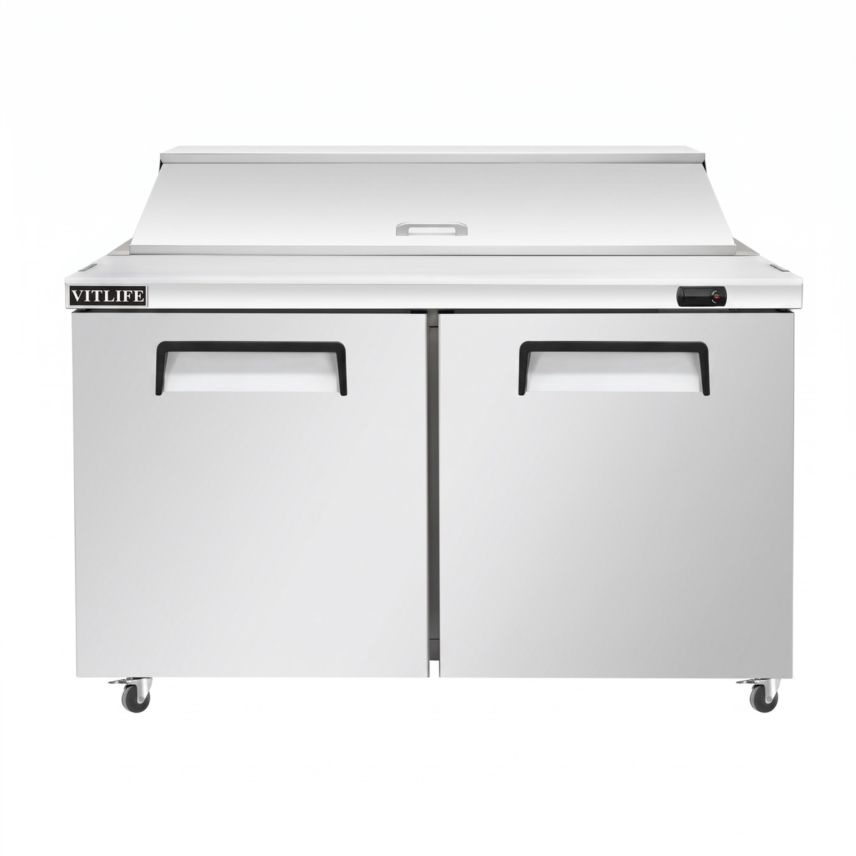 Sandwich/Salad Prep Table - Two Door Standard Top
