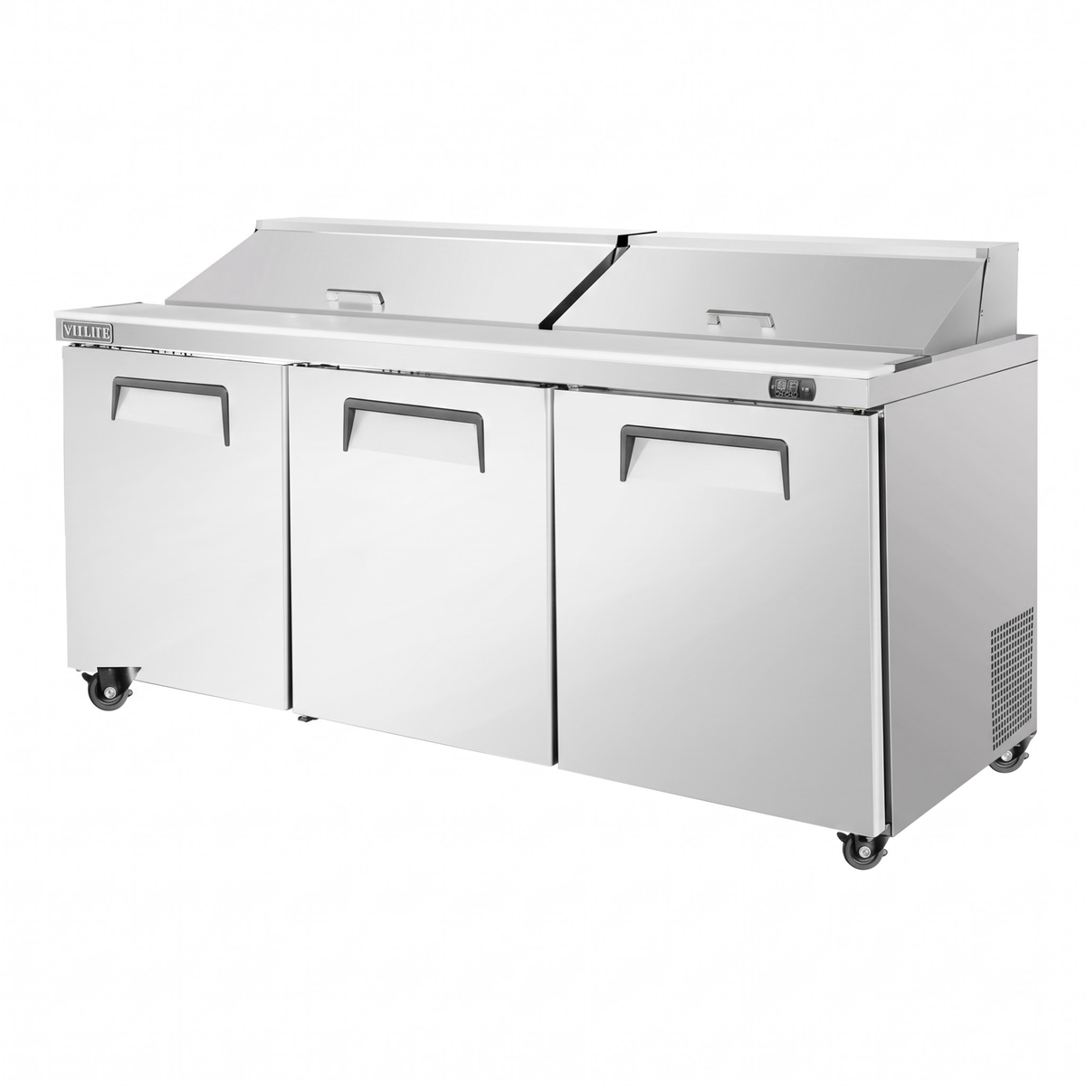 Sandwich/Salad Prep Table - Three Door Mega Top
