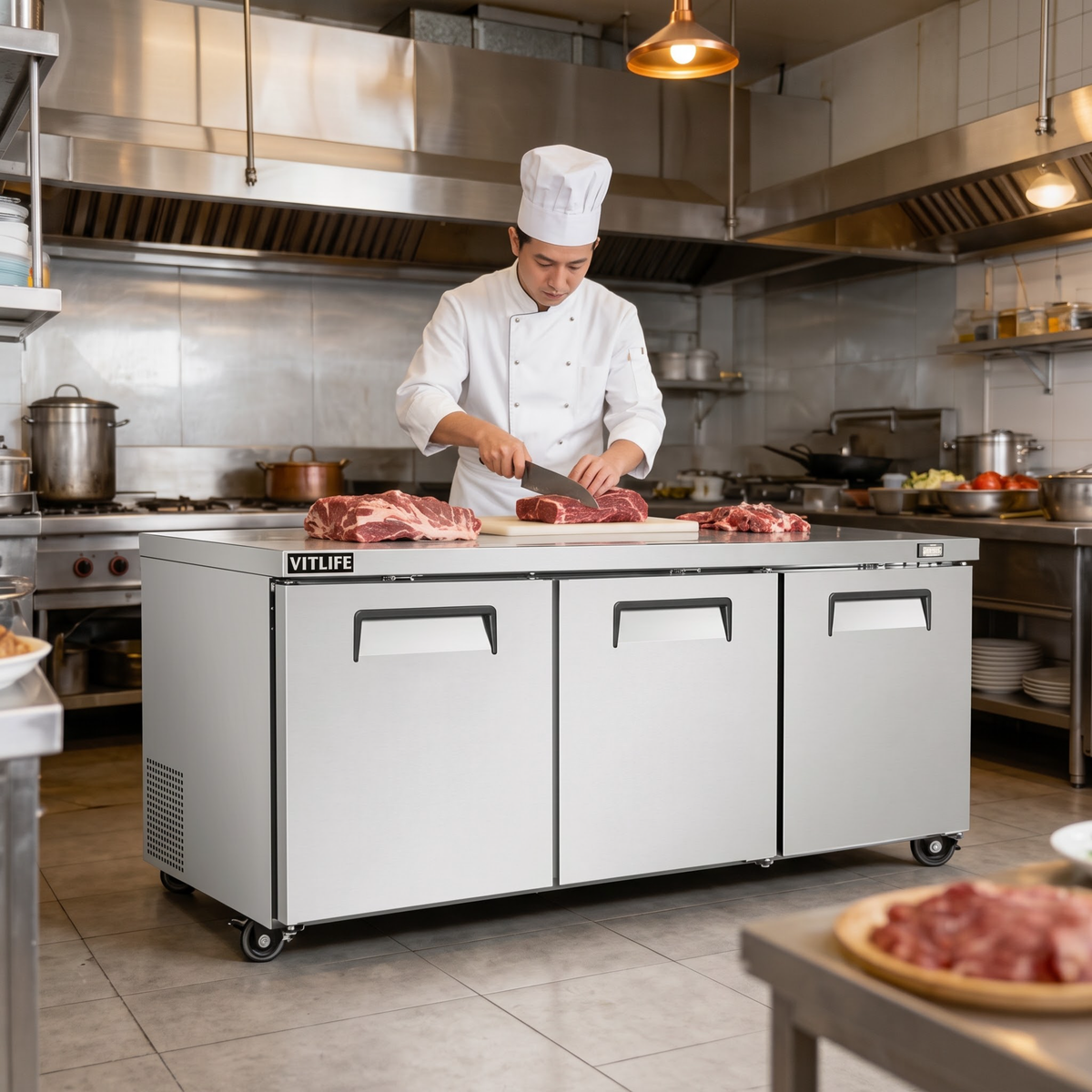 Under Counter Freezer - Three doors