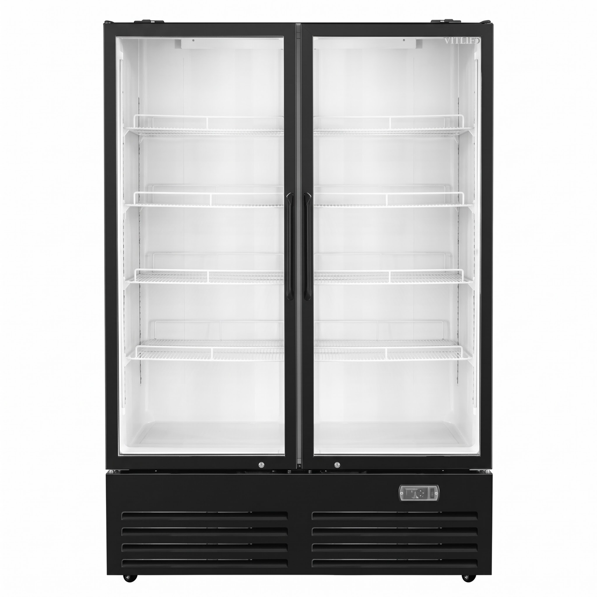 Merchandising Swing Glass Door Refrigerator - Double Doors